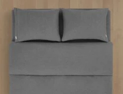 Body ID Duvet Cover 150x210 Cm, Charcoal -Mille Notty calvin klein home body id duvet cover 150x210 cm 11