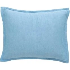Cotton Linen Tyynynpäällinen 50x60 Cm, Silver Lake Blue