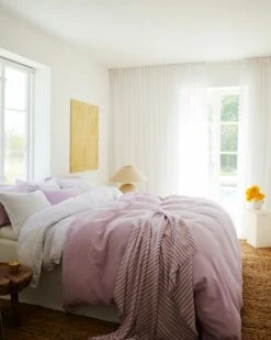 Linen Pussilakana 220x220 Cm, Washed Purple -Mille Notty gant home linen 13