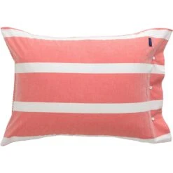 Oxford Stripe Tyynynpäällinen 50x60 Cm, Bright Red