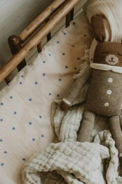 Bleu Vuodevaatteet Musliini, 150x210 Cm -Mille Notty garbo friends bleu muslin bed set baby dk 6