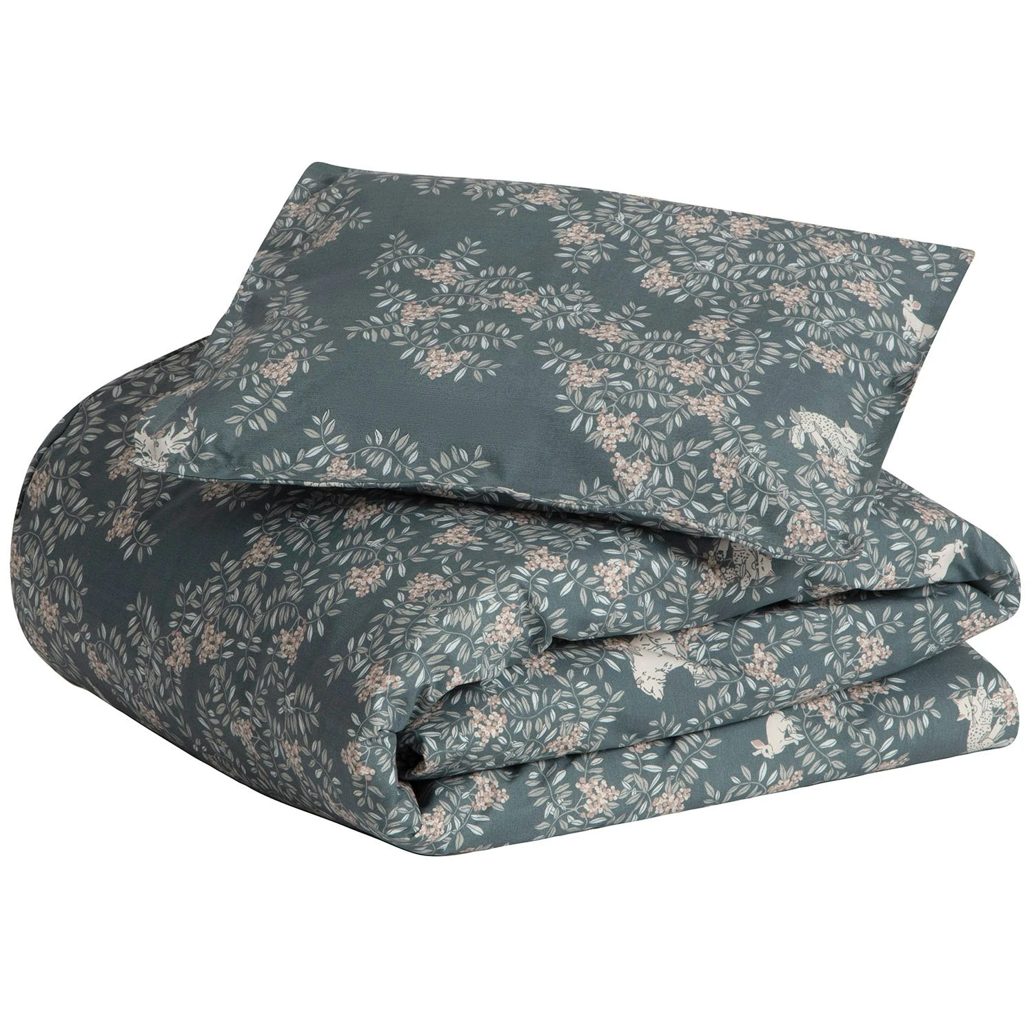 Fauna Forest Vuodesetti 100x140 + 40x45 Cm, Junior 3 Fauna Forest Vuodesetti 100x140 + 40x45 Cm, Junior