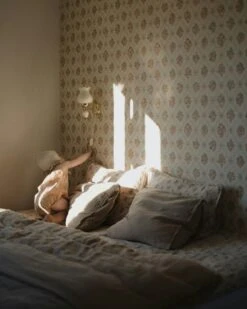 Olive Muslin Pussilakana, 240x220 Cm 8 Olive Muslin Pussilakana, 240x220 Cm -Mille Notty garbo friends olive muslin duvet cover 2