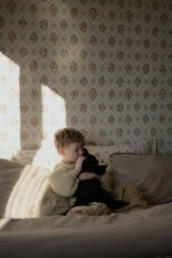 Olive Muslin Pussilakana, 240x220 Cm 9 Olive Muslin Pussilakana, 240x220 Cm -Mille Notty garbo friends olive muslin duvet cover 3