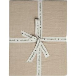 Olive Muslin Muotoonommeltu Lakana, 180x200 Cm