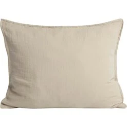 Olive Muslin Tyynynpäällinen, 50x70 Cm