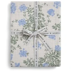 Plumbago Muotoonommeltu Lakana Sininen, 70x140 Cm