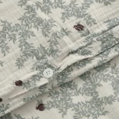 Pomegranate Pussilakana Musliini, 240x220 Cm -Mille Notty garbo friends pomegranate muslin duvet cover double 220x220 1