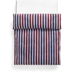 Hay Été Pussilakana Yksittäinen, 150x210 Cm, Viininpunainen/Sky Blue