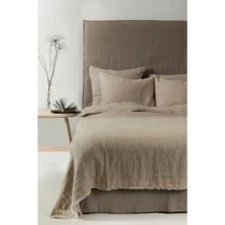 Linton Päiväpeite 260x260 Cm, Oatmeal -Mille Notty himla linton paivapeite 260x260 cm 2
