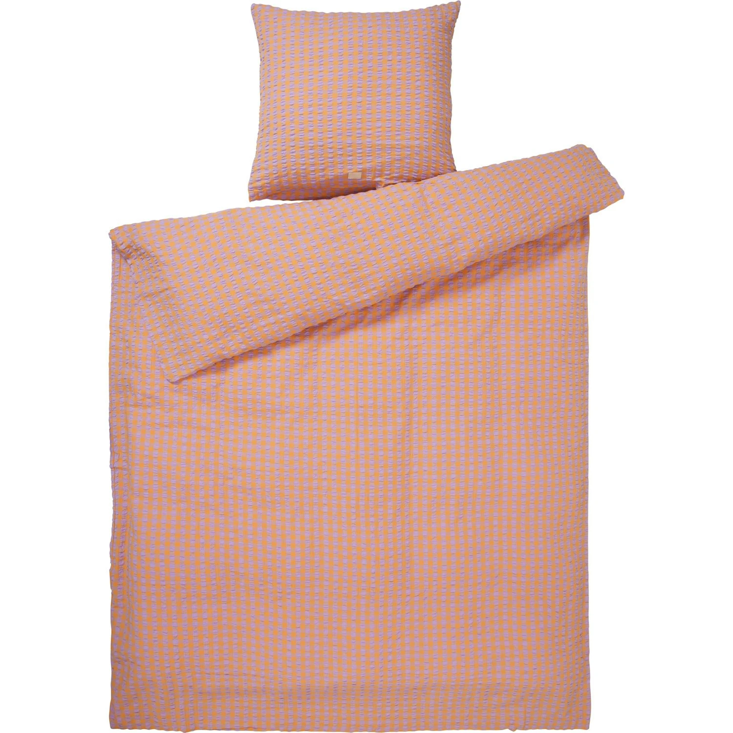 Juna Bæk&Bølge Vuodevaatteet 140x200 + 50x70 Cm, Laventelin Väriset / Persikankeltaiset 3 Juna Bæk&Bølge Vuodevaatteet 140x200 + 50x70 Cm, Laventelin Väriset / Persikankeltaiset