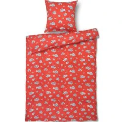 Juna Grand Pleasantly Pussilakanasetti 140x220 + 60x63 Cm, Chili