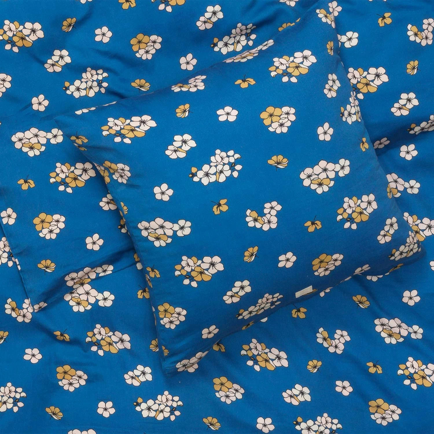 Juna Grand Pleasantly Pussilakanasetti 220x220 + 50x60 Cm, Sininen 4 Juna Grand Pleasantly Pussilakanasetti 220x220 + 50x60 Cm, Sininen - Image 2