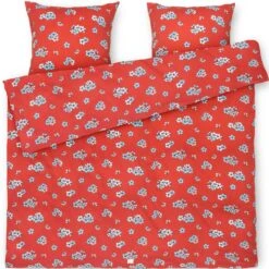 Juna Grand Pleasantly Pussilakanasetti 220x220 + 50x60 Cm, Chili