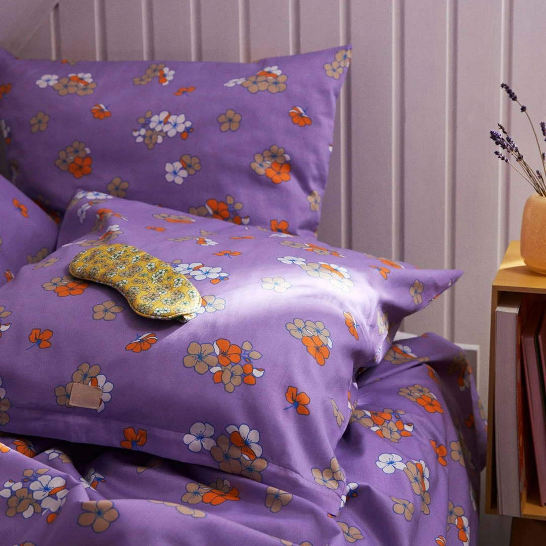 Juna Grand Pleasantly Pussilakanasetti 140x200 + 60x63 Cm, Laventelinsininen 6 Juna Grand Pleasantly Pussilakanasetti 140x200 + 60x63 Cm, Laventelinsininen - Image 4