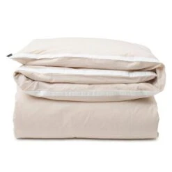 Lexington Seersucker Pussilakana Beige / Valkoinen 220x220 Cm