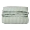 Lexington Striped Cotton Poplin Pussilakana Vihreä/Valkoinen, 150x210 Cm 1 Lexington Striped Cotton Poplin Pussilakana Vihreä/Valkoinen, 150x210 Cm -Mille Notty lexington green white striped cotton poplin duvet cover 3