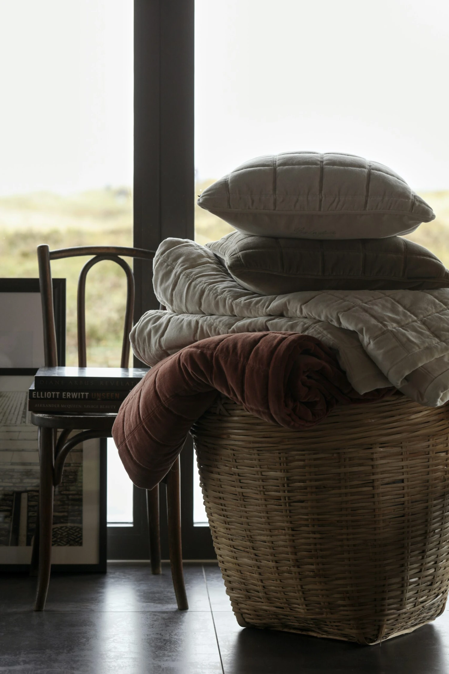 Lexington Quilted Cotton Velvet Päiväpeite 160x240 Cm, Vaalean Beige 4 Lexington Quilted Cotton Velvet Päiväpeite 160x240 Cm, Vaalean Beige - Image 2