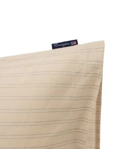 Mille Notty -Mille Notty lexington striped pillowcase beige dark blue 0
