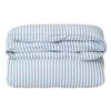Lexington Striped Cotton Poplin Pussilakana Sininen/Valkoinen, 220x220 Cm -Mille Notty lexington white blue striped cotton poplin duvet cover 4
