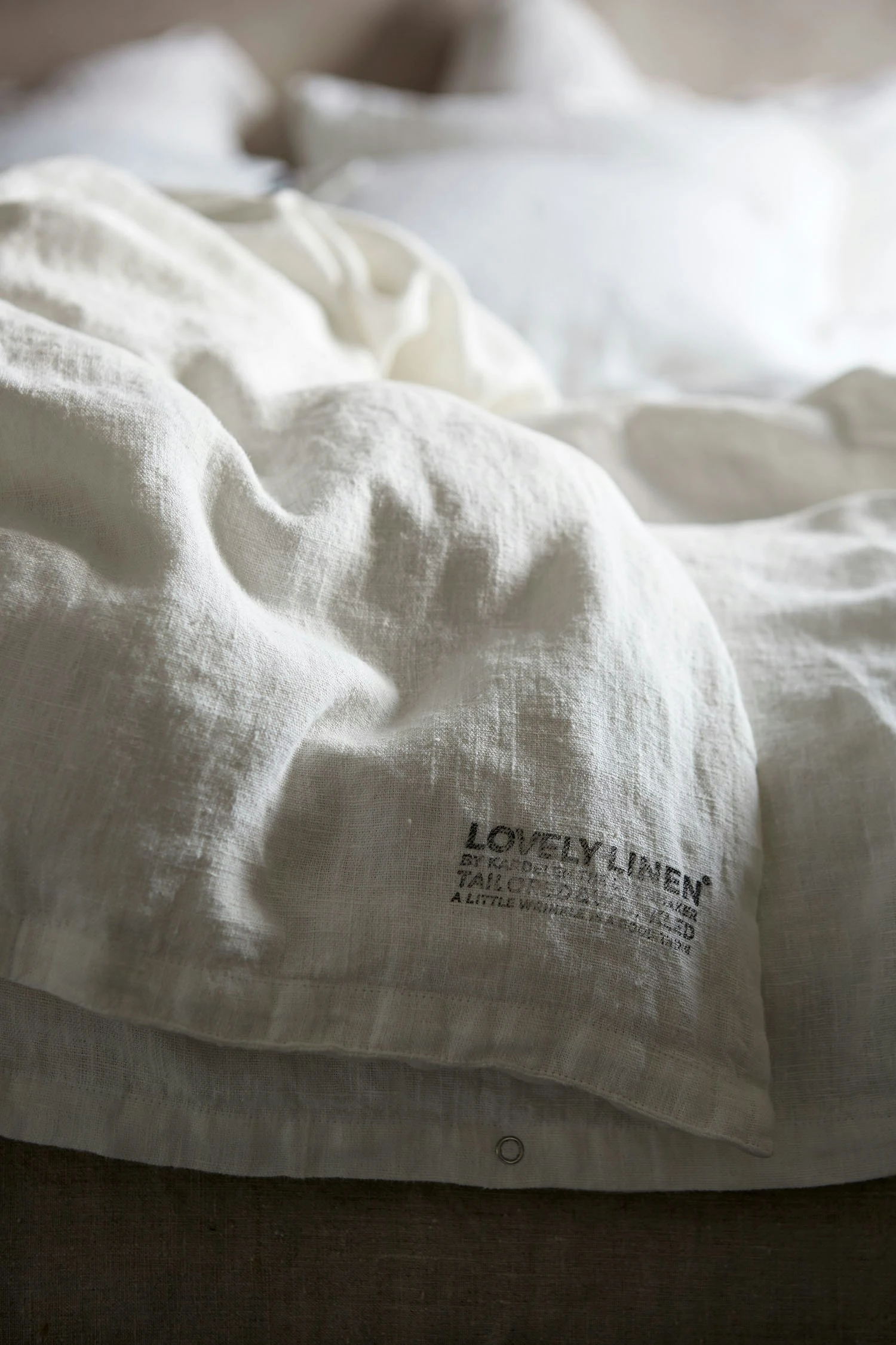 Lovely Pussilakana 240x220 Cm, Luonnonvalkoinen 4 Lovely Pussilakana 240x220 Cm, Luonnonvalkoinen - Image 2