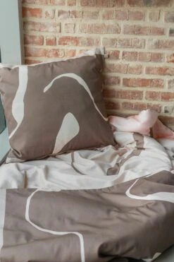 Mette Ditmer Process Vuodevaatteet Ruskeat, 140x220 Cm -Mille Notty mette ditmer process bed set w140xl200 cm brown 3 1