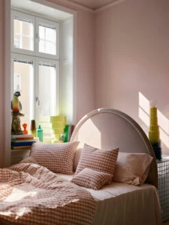 Mille Notti Casella Pussilakana 140x220 Cm, Pinkki/Ivory 7 Mille Notti Casella Pussilakana 140x220 Cm, Pinkki/Ivory -Mille Notty mille notti casella paslakan pink ivory 10