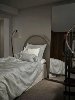 Mille Notti Honeysuckle & Tulip Pussilakana Harmaa, 220x220 Cm 8 Mille Notti Honeysuckle & Tulip Pussilakana Harmaa, 220x220 Cm -Mille Notty mille notti honeysuckle tulip paslakan 140x200 1