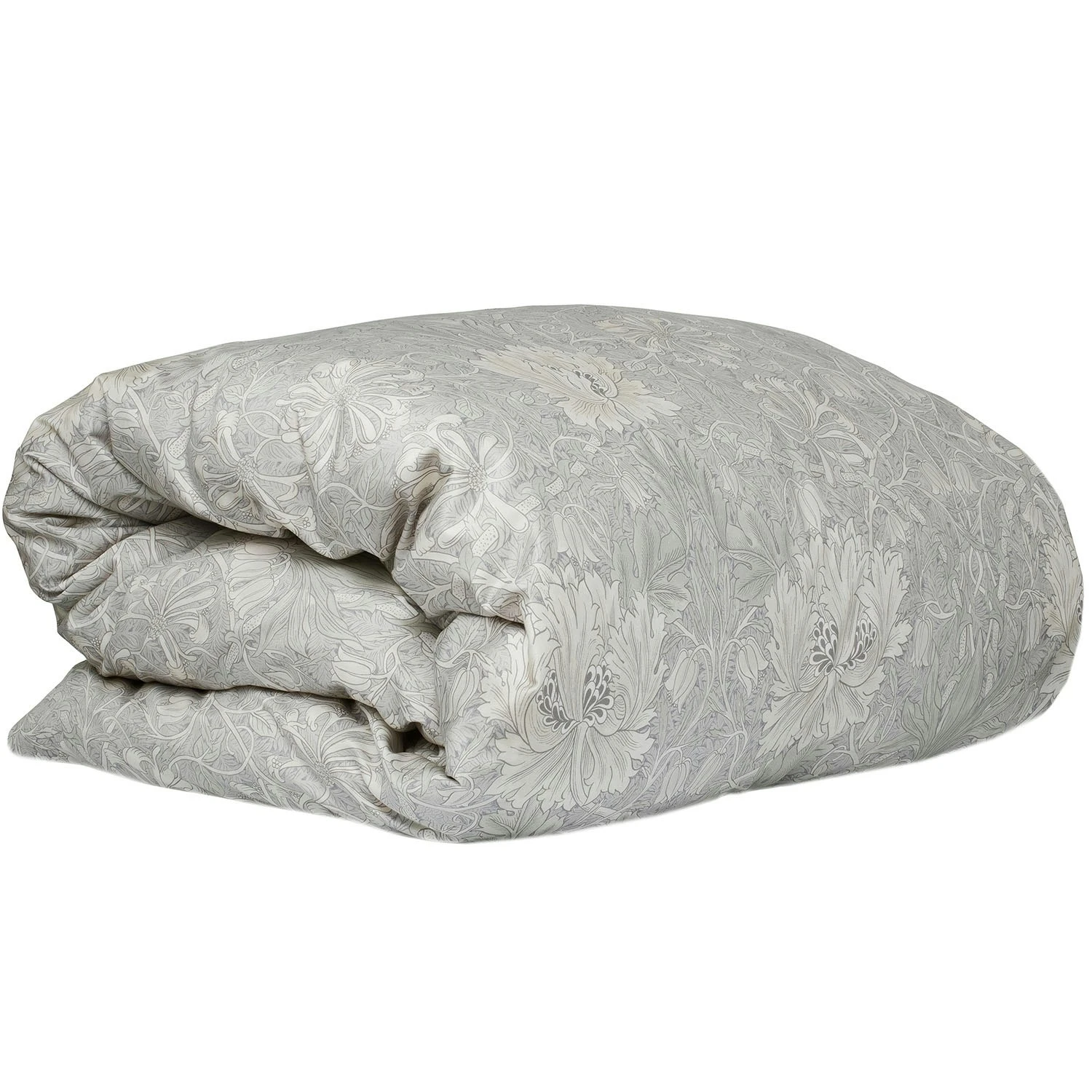 Mille Notti Honeysuckle & Tulip Pussilakana Harmaa, 220x220 Cm 3 Mille Notti Honeysuckle & Tulip Pussilakana Harmaa, 220x220 Cm