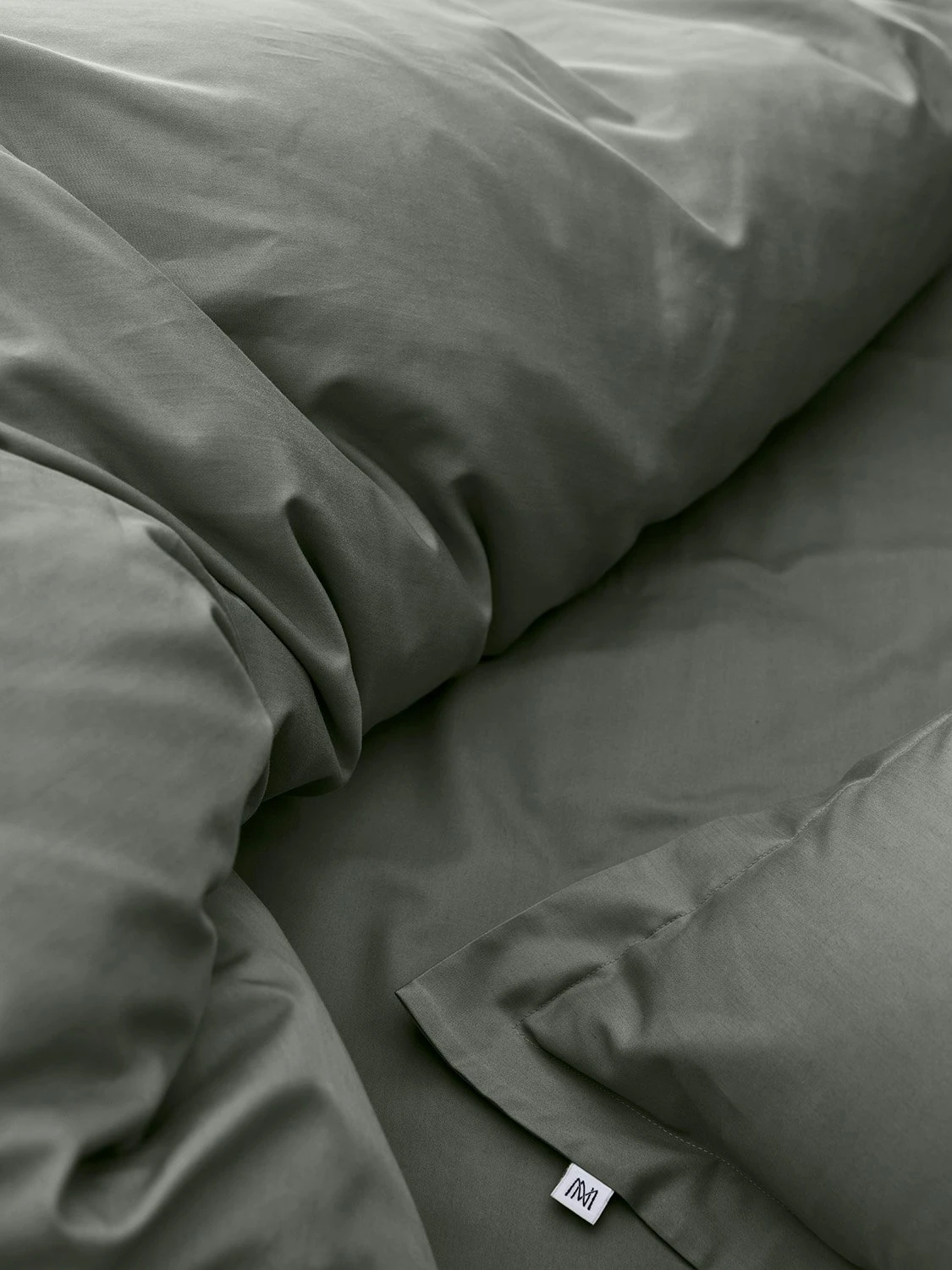 Mille Notti Satina Pussilakana Vihreä, 220x220 Cm 4 Mille Notti Satina Pussilakana Vihreä, 220x220 Cm - Image 2