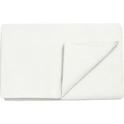 Satin Lakana Valkoinen, 190x280 Cm