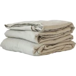 Lakana/Pöytäliina Pellavaa 160x270 Cm, Warm Grey