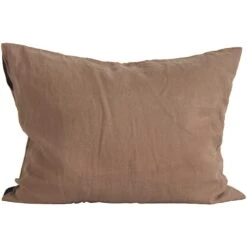 Linen Tyynynpäällinen 50x60 Cm 2-pakkaus, Chestnut