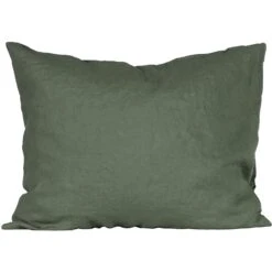 Linen Tyynynpäällinen 50x60 Cm 2-pakkaus, Khaki