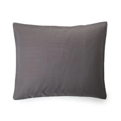 Cotton Sateen Tyynynpäällinen 50x60 Cm, Harmaa